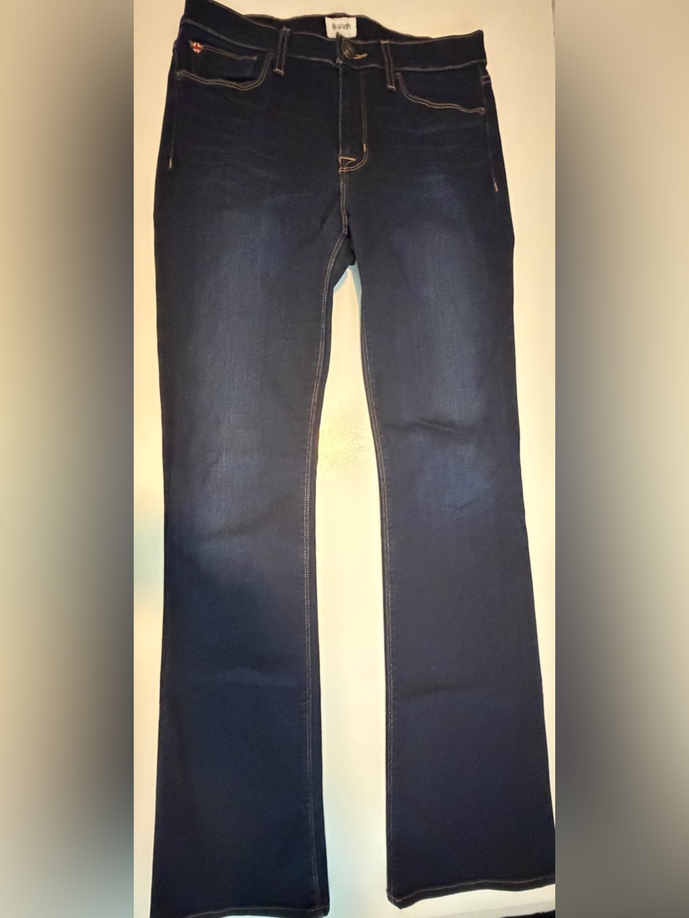 Hudson Jeans Women’s Size 29 Dark Wash Bootcut Stretch Denim Mid Rise Made in Me
